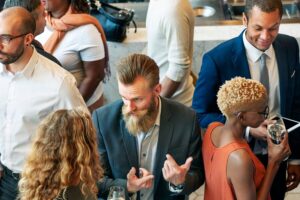 Event Bühne im SAE Institute Zürich – AI Creator Workshops